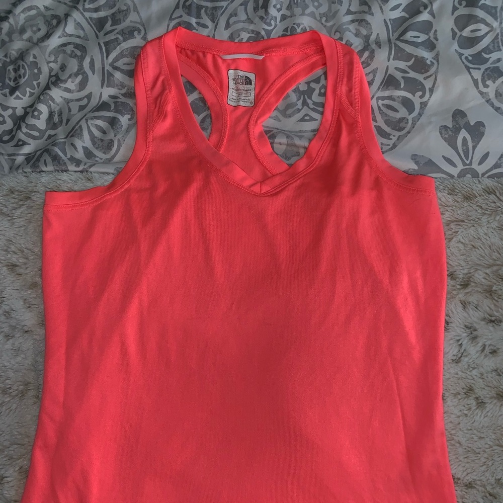 Pink North Face Workout Tank Top